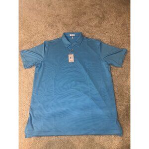 PETER MILLAR SUMMER COMFORT CROWN SPORT UPF 50+ NEW MEN'S POLO SHIRT SIZE XL